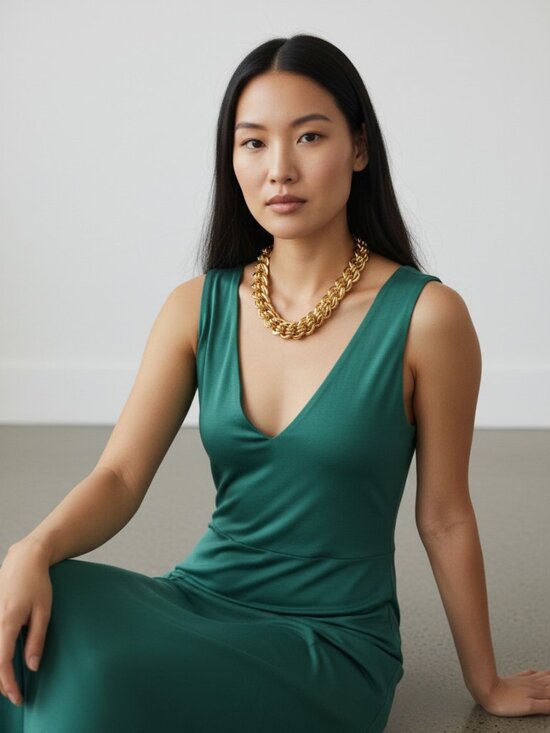 Jewelry - Vintage Gold Plated  Necklace